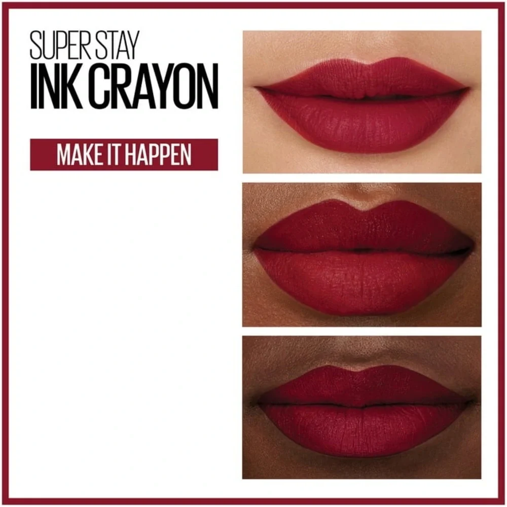 Maybelline Super Stay Ink‎ Crayon Lipstick Makeup, Precision Tip